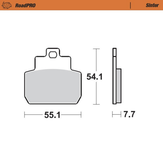 Moto-Master Brakepads RoadPRO Scooter