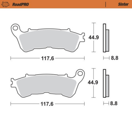 Moto-Master Brakepads RoadPRO Scooter