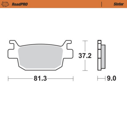 Moto-Master Brakepads RoadPRO Scooter