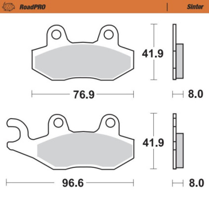 Moto-Master Brakepads RoadPRO Scooter