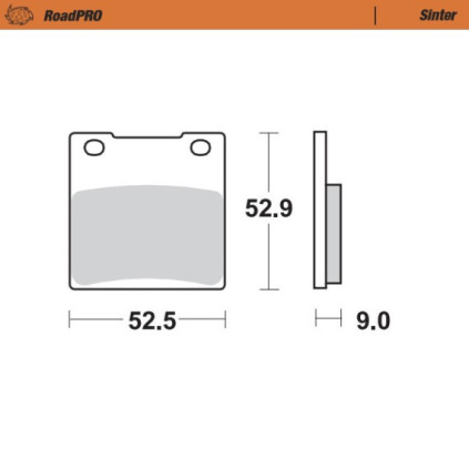 Moto-Master Brakepads RoadPRO Sinter rear