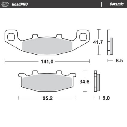 Moto-Master Brakepads RoadPRO Ceramic