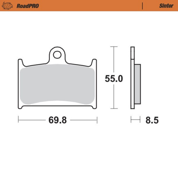 Moto-Master Brakepads RoadPRO Sinter front