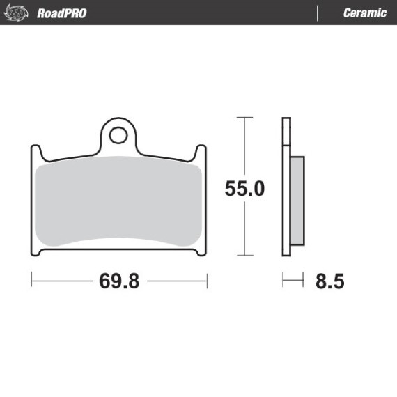 Moto-Master Brakepads RoadPRO Ceramic