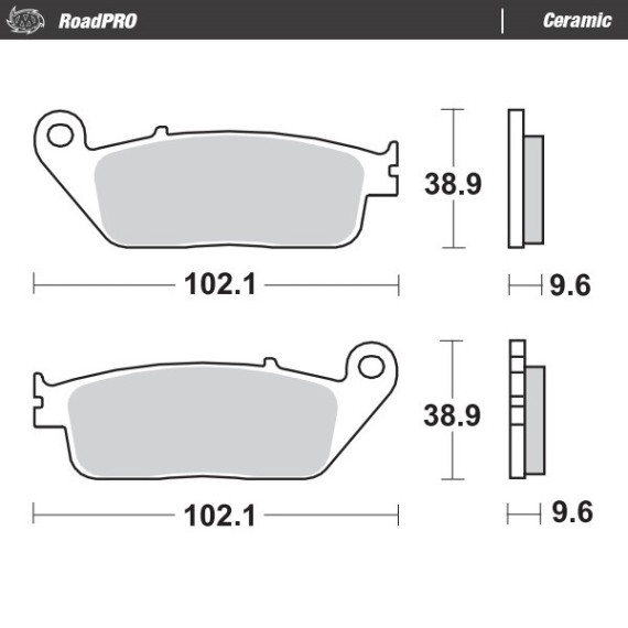 Moto-Master Brakepads RoadPRO Ceramic