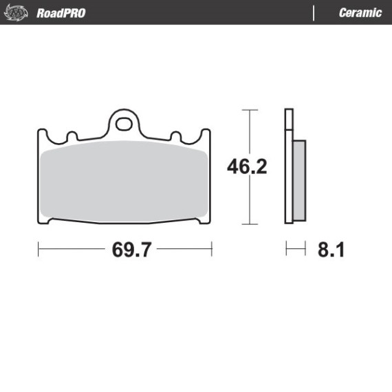 Moto-Master Brakepads RoadPRO Ceramic