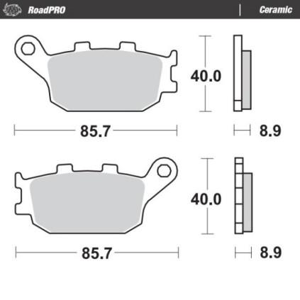 Moto-Master Brakepads RoadPRO Ceramic