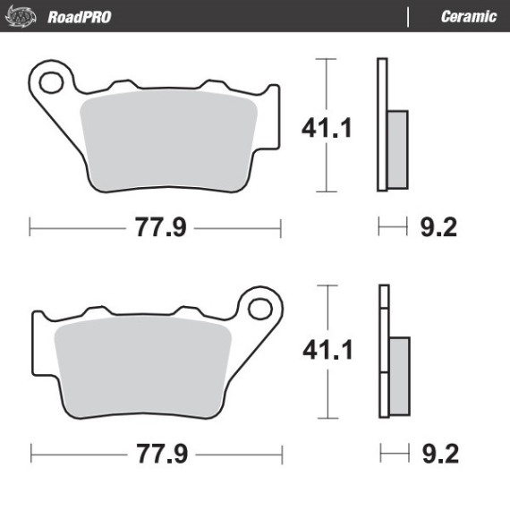 Moto-Master Brakepads RoadPRO Ceramic