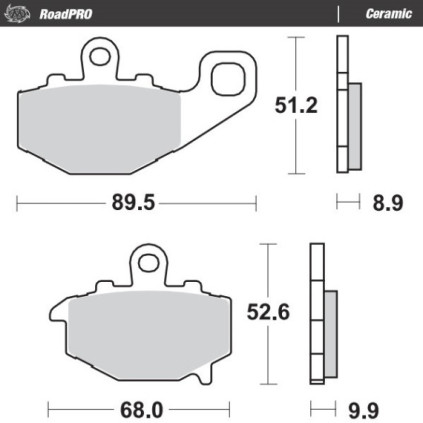 Moto-Master Brakepads RoadPRO Ceramic