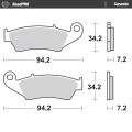 Moto-Master Brakepads RoadPRO Ceramic