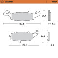 Moto-Master Brakepads RoadPRO Sinter front