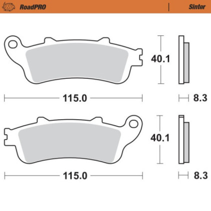 Moto-Master Brakepads RoadPRO Sinter front