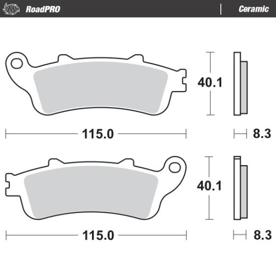 Moto-Master Brakepads RoadPRO Ceramic