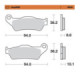 Moto-Master Brakepads RoadPRO Sinter rear