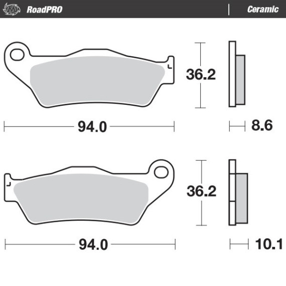 Moto-Master Brakepads RoadPRO Ceramic