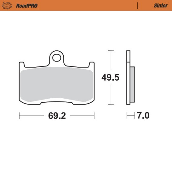 Moto-Master Brakepads RoadPRO Sinter front