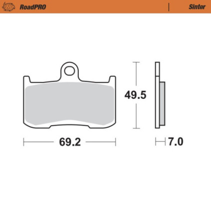 Moto-Master Brakepads RoadPRO Sinter front