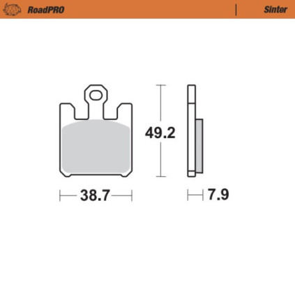 Moto-Master Brakepads RoadPRO Sinter front