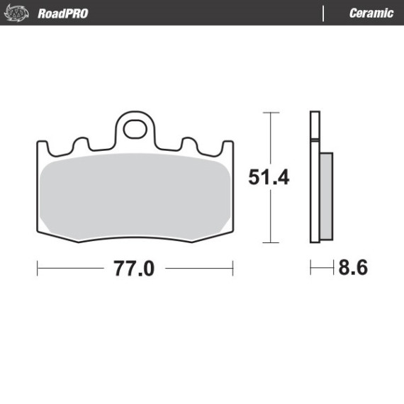 Moto-Master Brakepads RoadPRO Ceramic