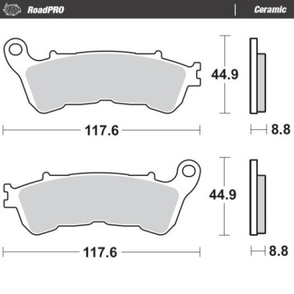 Moto-Master Brakepads RoadPRO Ceramic