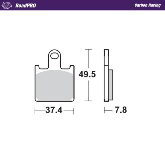 Moto-Master Brakepads RoadPRO Carbon Racing