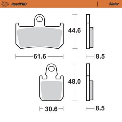 Moto-Master Brakepads RoadPRO Sinter front