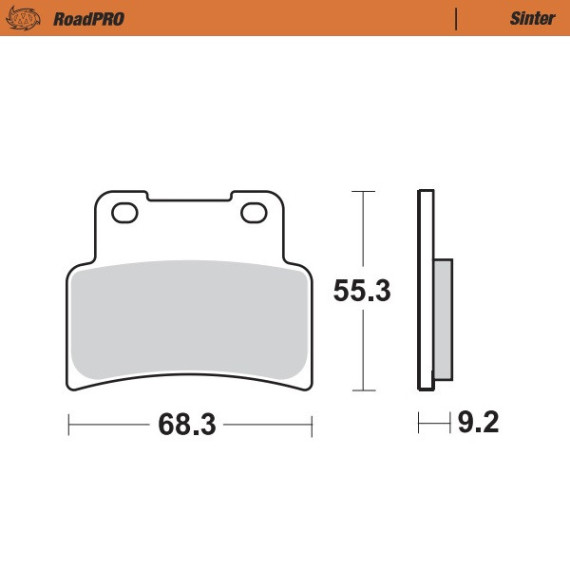 Moto-Master Brakepads RoadPRO Sinter front