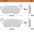 Moto-Master Brakepads RoadPRO Sinter rear