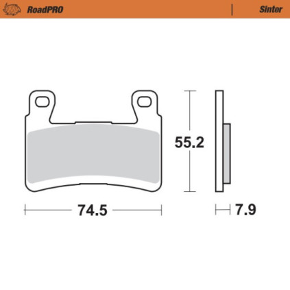 Moto-Master Brakepads RoadPRO Sinter front