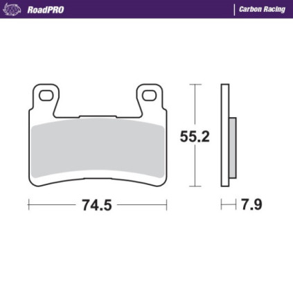 Moto-Master Brakepads RoadPRO Carbon Racing