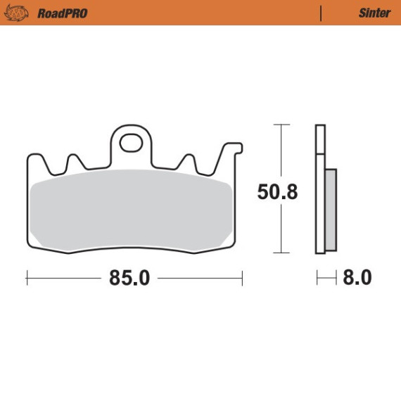 Moto-Master Brakepads RoadPRO Sinter front