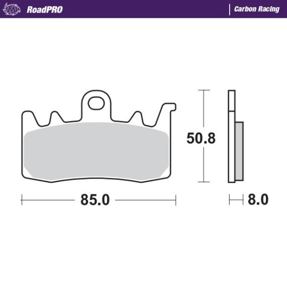 Moto-Master Brakepads RoadPRO Carbon Racing