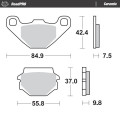 Moto-Master Brakepads RoadPRO Ceramic