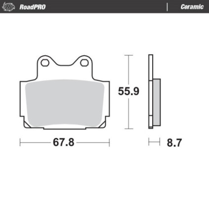 Moto-Master Brakepads RoadPRO Ceramic