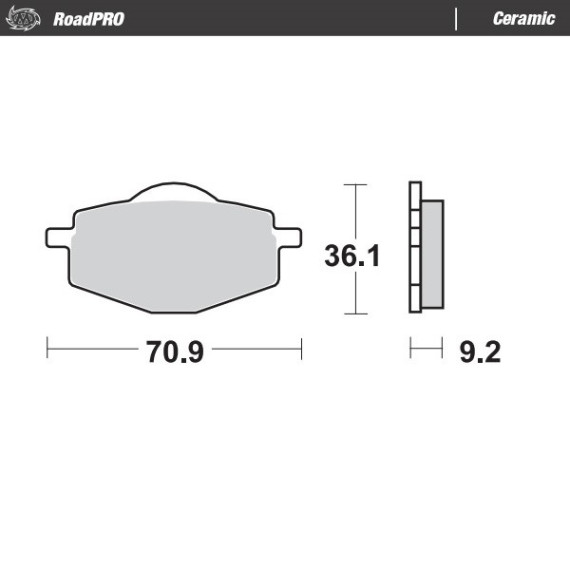 Moto-Master Brakepads RoadPRO Ceramic