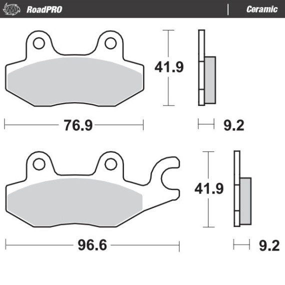 Moto-Master Brakepads RoadPRO Ceramic