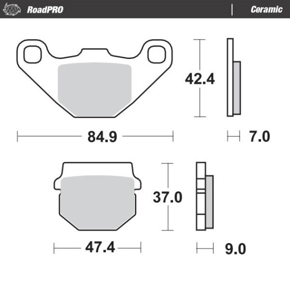 Moto-Master Brakepads RoadPRO Ceramic