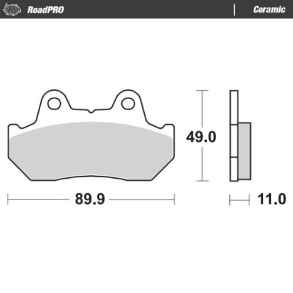 Moto-Master Brakepads RoadPRO Ceramic