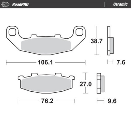 Moto-Master Brakepads RoadPRO Ceramic