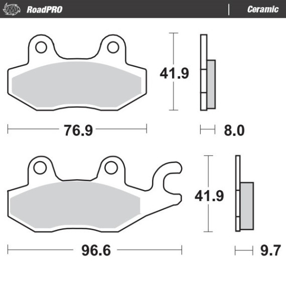 Moto-Master Brakepads RoadPRO Ceramic