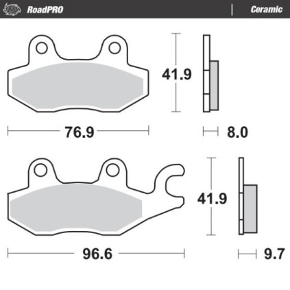 Moto-Master Brakepads RoadPRO Ceramic