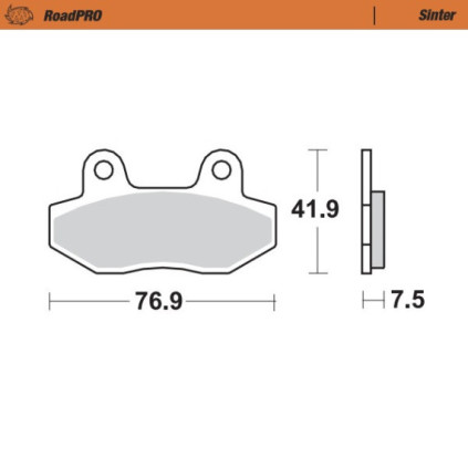 Moto-Master Brakepads RoadPRO Sinter front