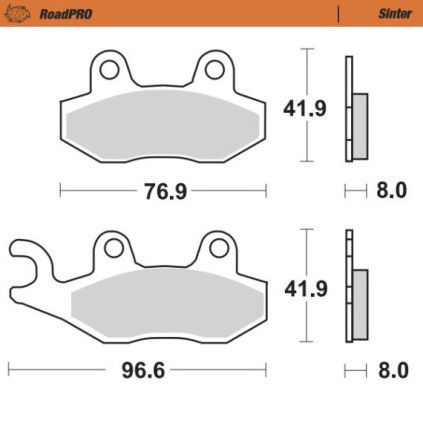 Moto-Master Brakepads RoadPRO Sinter front