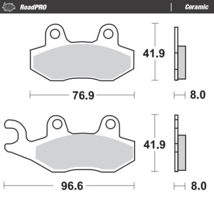 Moto-Master Brakepads RoadPRO Ceramic