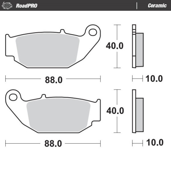 Moto-Master Brakepads RoadPRO Ceramic