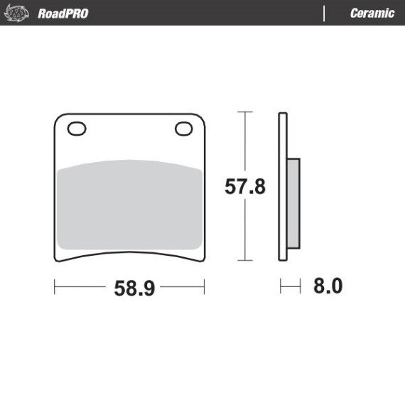 Moto-Master Brakepads RoadPRO Ceramic