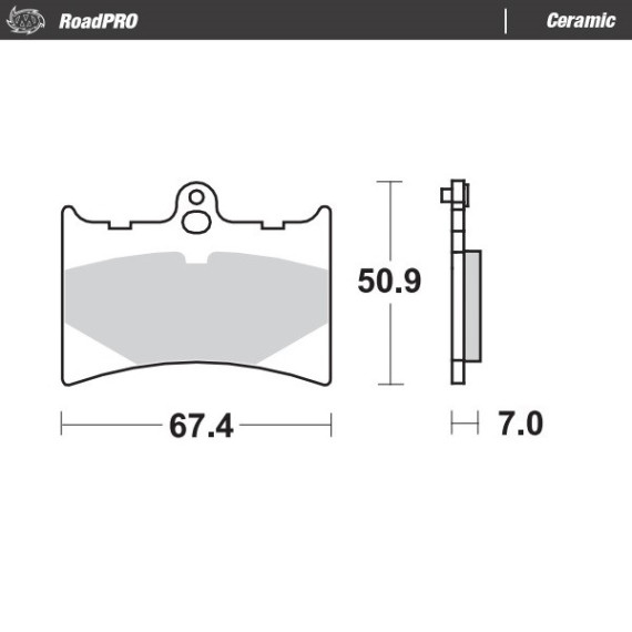 Moto-Master Brakepads RoadPRO Ceramic