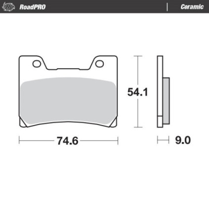 Moto-Master Brakepads RoadPRO Ceramic