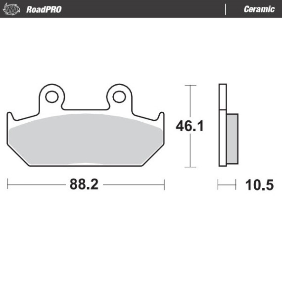 Moto-Master Brakepads RoadPRO Ceramic