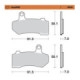 Moto-Master Brakepads RoadPRO Sinter rear